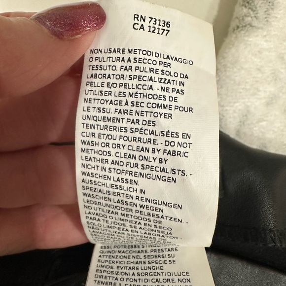 Weekend Max Mara lamb leather ponte pants leggings 10 - Picture 7 of 7